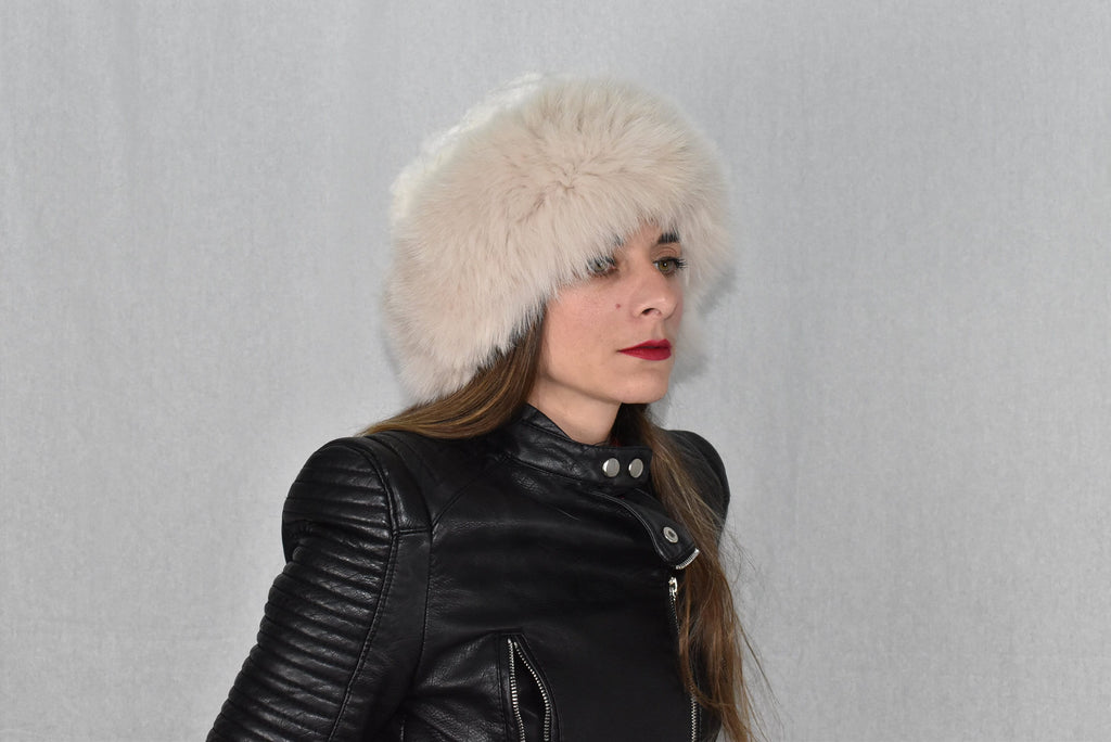 Fox Fur Hat | Warm Hat made of  Fox Fur And Rex rabbit | Real Fur Hat | Winter Hat For Women | Gift For Her