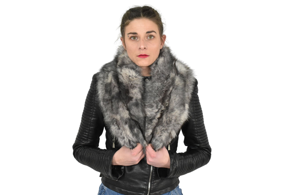 Amazing Collar Made of Fox Fur / Detachable Fox Fur Collar / Coat Collar  / Real Fox  Fur Collar