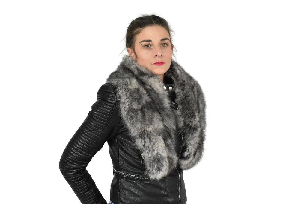 Amazing Collar Made of Fox Fur / Detachable Fox Fur Collar / Coat Collar  / Real Fox  Fur Collar