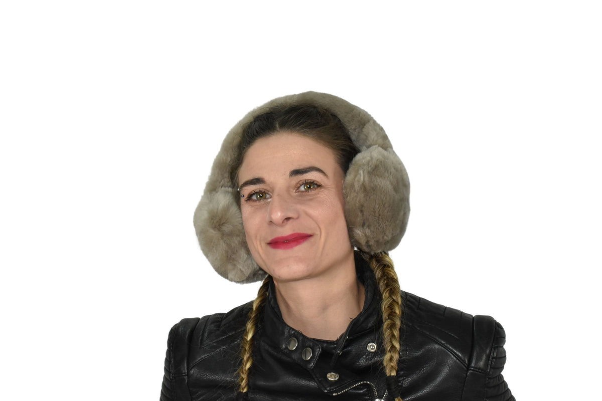 Ωτοασπίδες | Καφέ Γούνινες Ωτοασπίδες | Χνουδωτές Γούνινες Ωτοασπίδες | Ωτοασπίδες Γυναικείες | Αξεσουάρ Κεφαλής, Δώρο Γιορτών