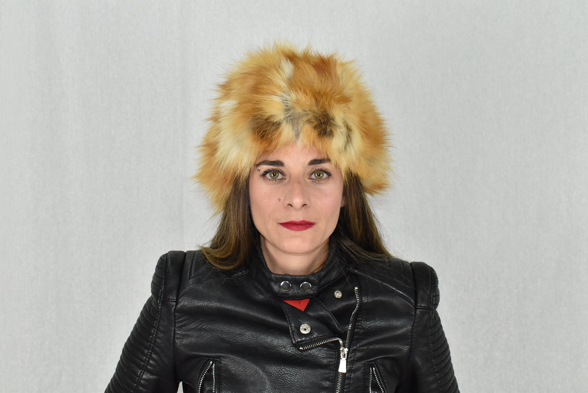 Fur Hat | Canada  Fox Fur Hat  | Russian Fur Hat | Natural Fox Fur Hat | Winter Hat For Women | Gift For Her
