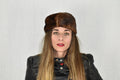 Mink Fur Hat | Brown Fur Cap | Fur Hat gift For Her | Luxury Fur Hat