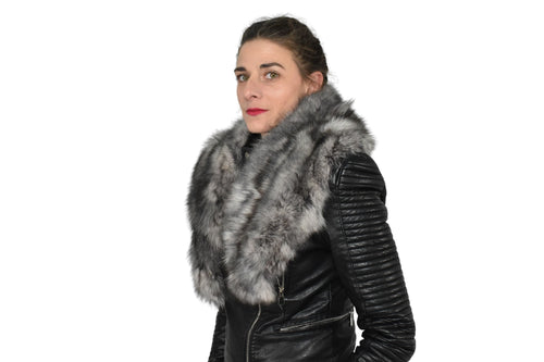 Amazing Collar Made of Fox Fur / Detachable Fox Fur Collar / Coat Collar  / Real Fox  Fur Collar