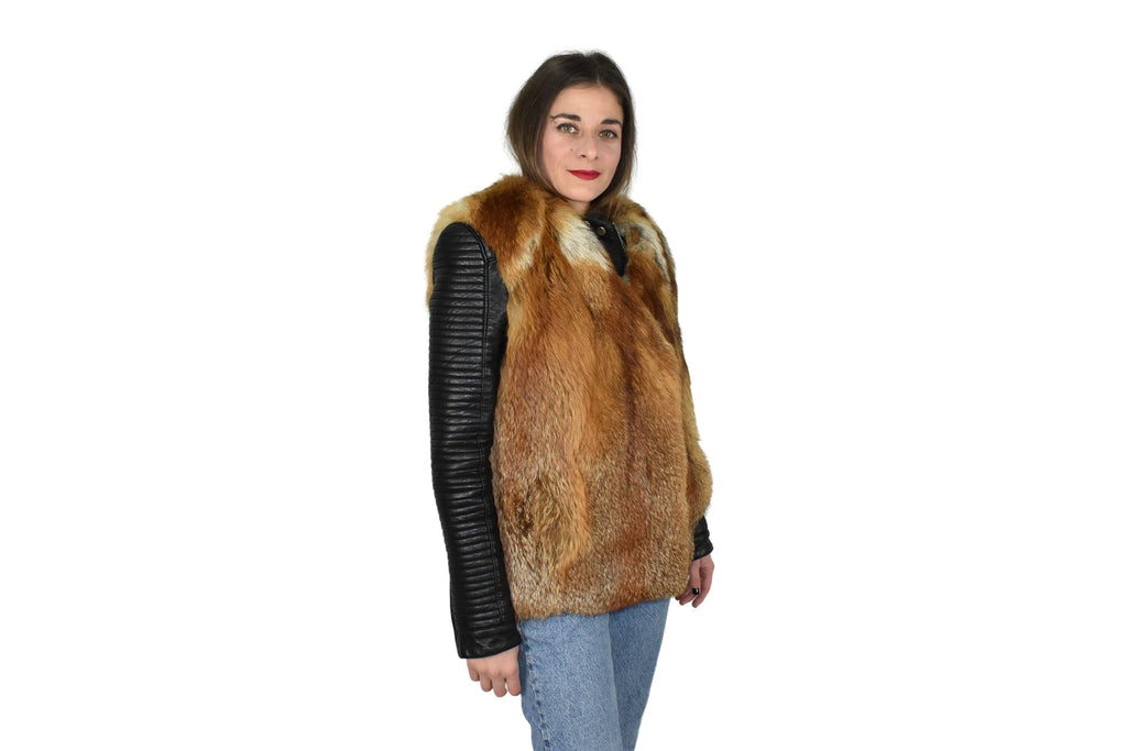 Gorgeous Canadian Fox Fur Vest | Fox Fur Vest | Warm Fur vest Made of Canadian Fox Skins | Gift For Her