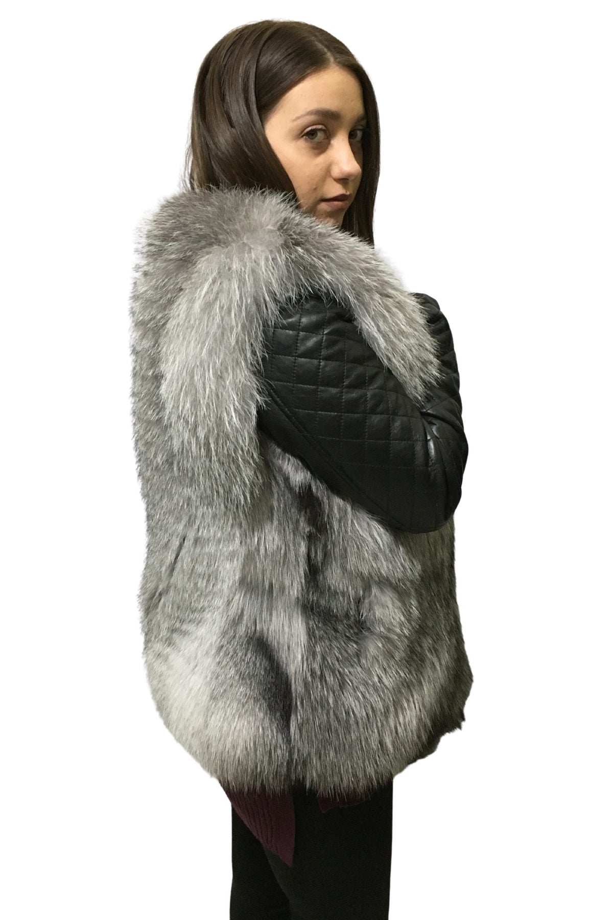 Silver Frost Vest | Fox Fur Vest | Fur Vest | Women Fur Vest | Luxury Gift For Her