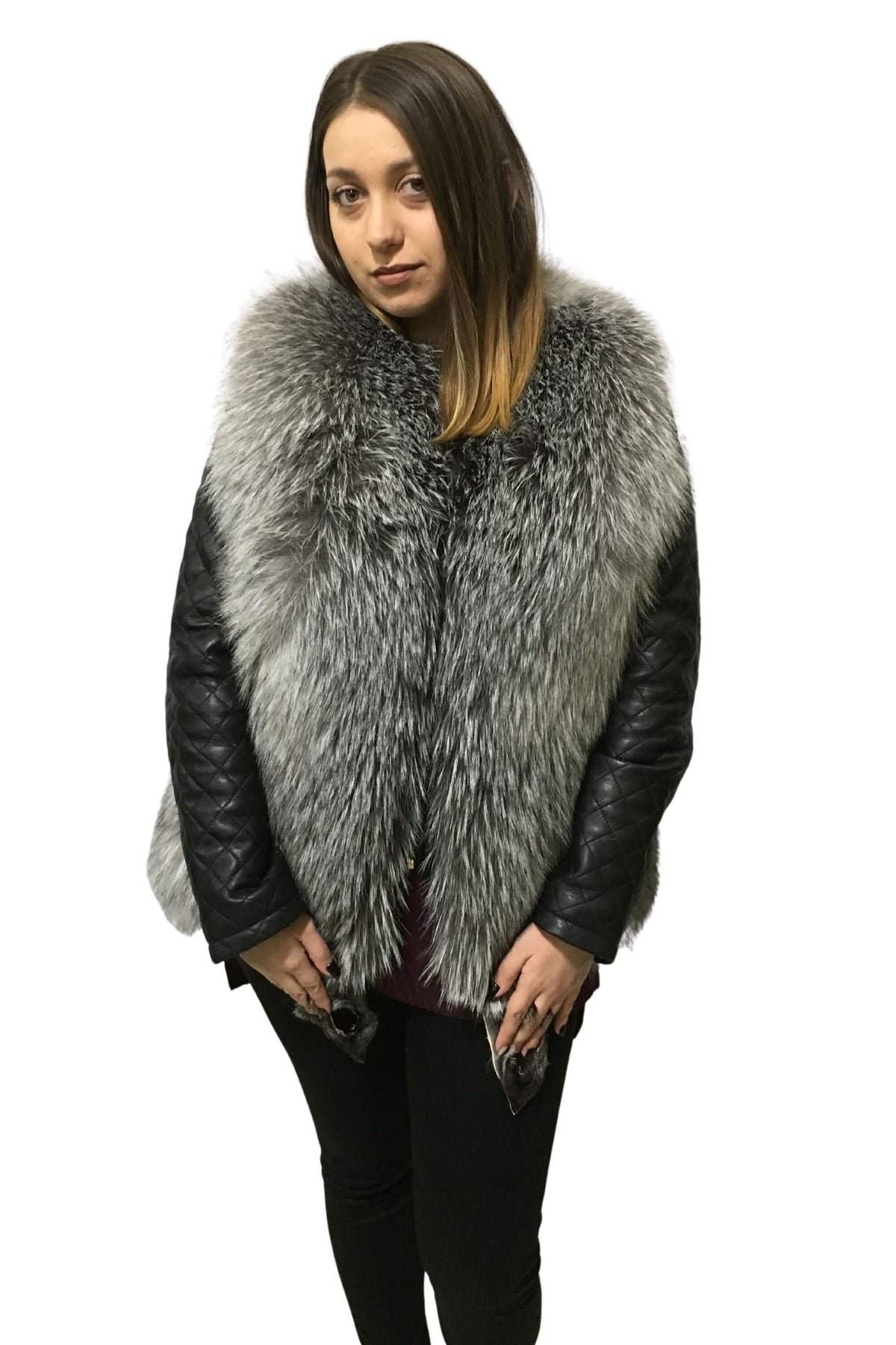 Silver Frost Vest | Fox Fur Vest | Fur Vest | Women Fur Vest | Luxury Gift For Her
