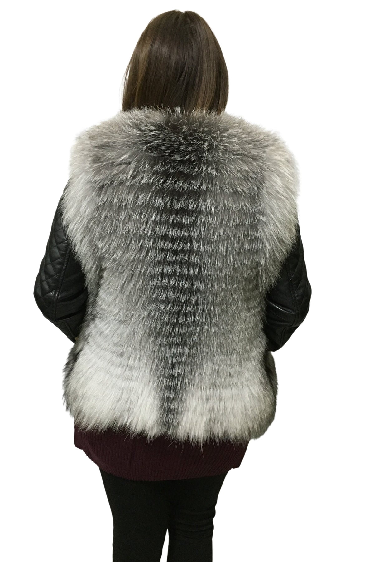Silver Frost Vest | Fox Fur Vest | Fur Vest | Women Fur Vest | Luxury Gift For Her