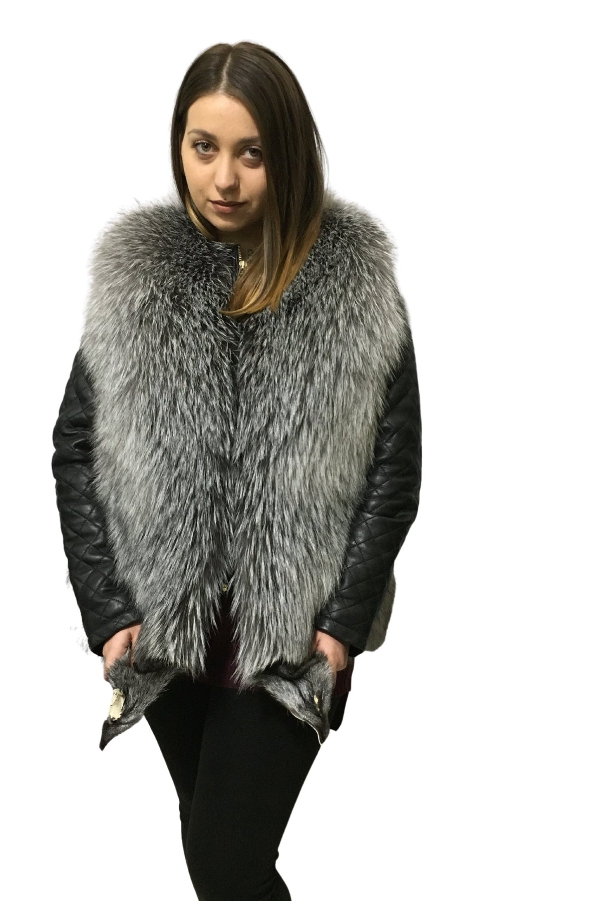 Silver Frost Vest | Fox Fur Vest | Fur Vest | Women Fur Vest | Luxury Gift For Her