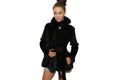 Sheared Beaver Fur Jacket  with Fox Fur collar and cuffs | Black Fur Jacket | Sheared fur jacket | Fox Fur Collar And Cuffs