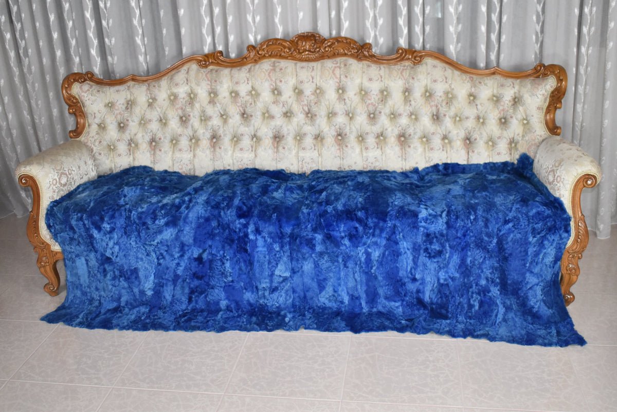 Shearling Fur Blanket Throw Cover | Sheapskin Fur bedspread | Sheepskin Fur Rug | luxury Fur Carpet