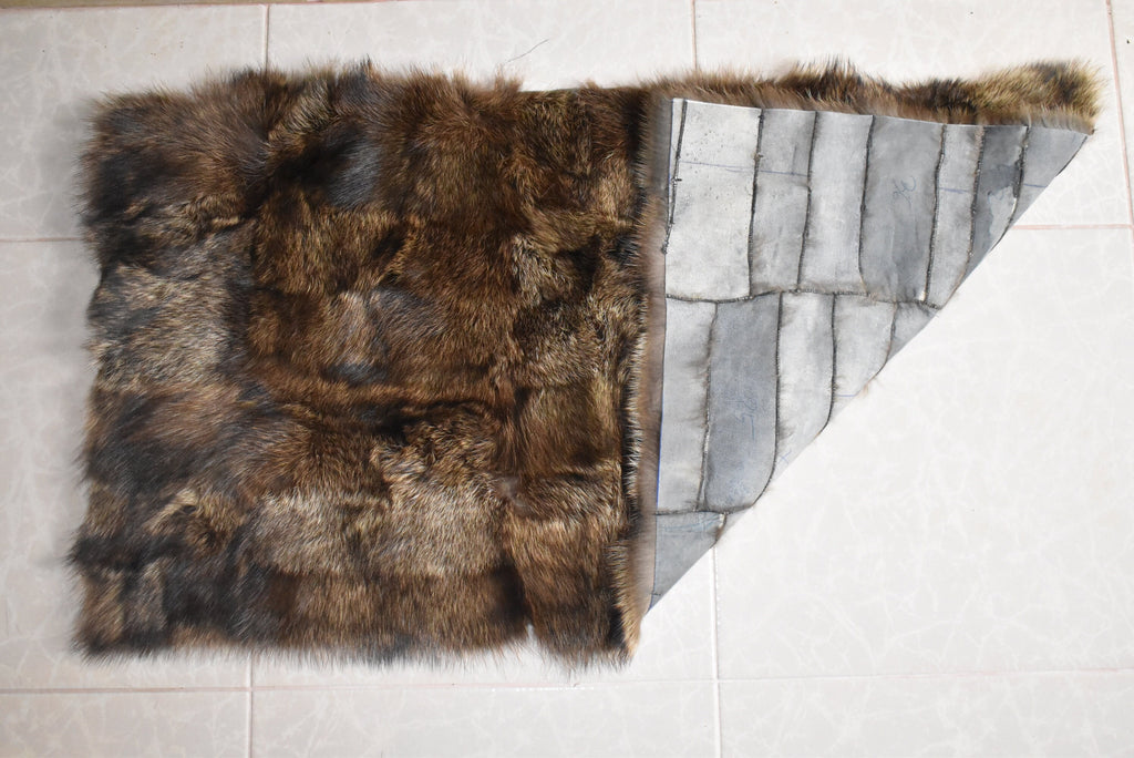 Fisher Fur Throw | Fur Armchair Cover | Natural Fur Chair Cover | Fisher Fur mats | Fur Blanket | Fluffy Fur Rug