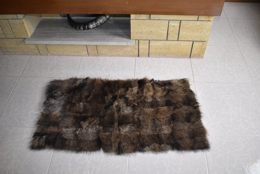 Fisher Fur Throw | Fur Armchair Cover | Natural Fur Chair Cover | Fisher Fur mats | Fur Blanket | Fluffy Fur Rug