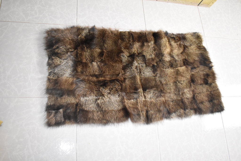 Fisher Fur Throw | Fur Armchair Cover | Natural Fur Chair Cover | Fisher Fur mats | Fur Blanket | Fluffy Fur Rug