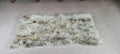 Fur Armchair Cover  | Coyote Fur Throw | Natural Fur Chair Cover | Coyote Fur mats | Fur Blanket | Fluffy Fur Rug