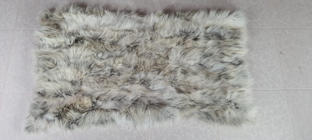 Fur Armchair Cover  | Coyote Fur Throw | Natural Fur Chair Cover | Coyote Fur mats | Fur Blanket | Fluffy Fur Rug