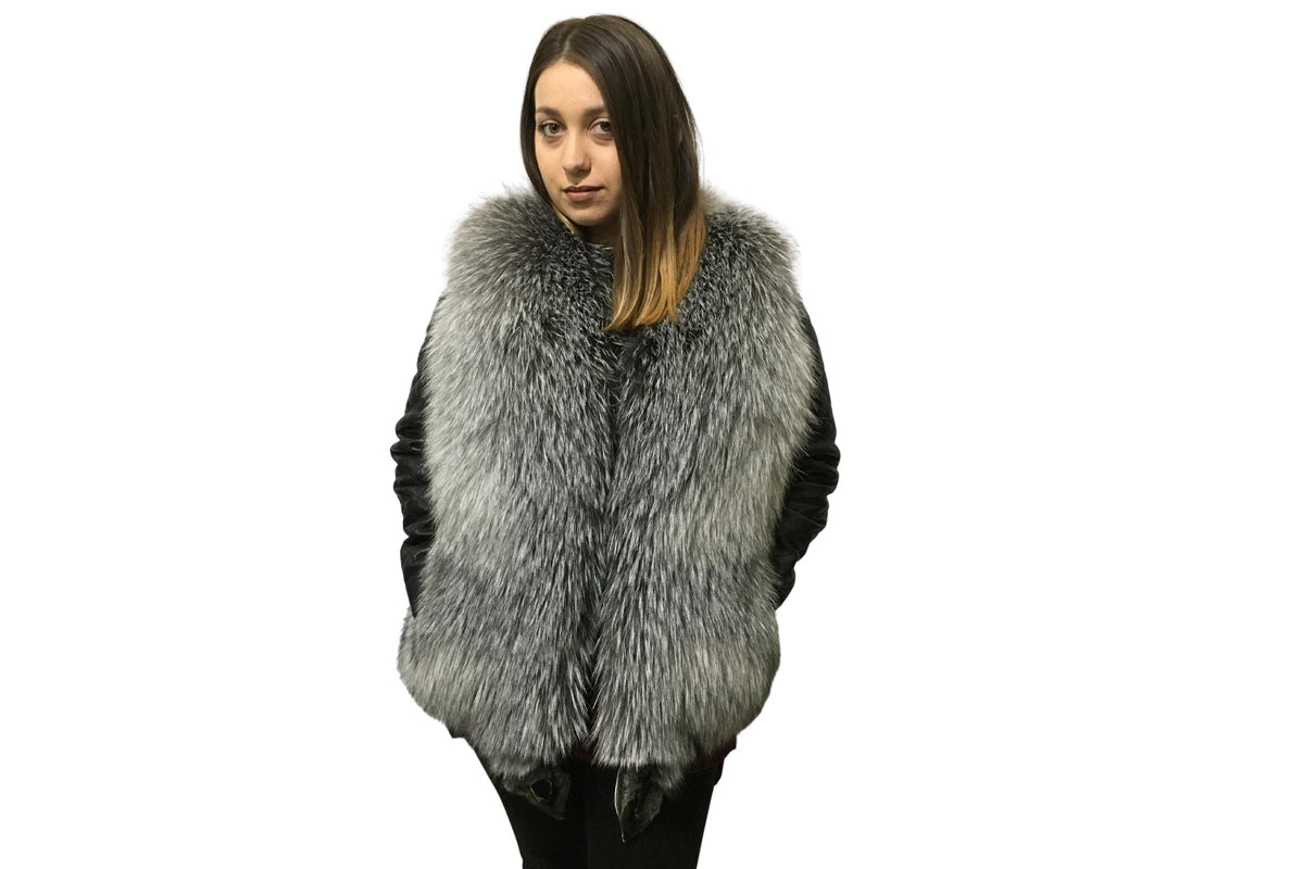 Silver Frost Vest | Fox Fur Vest | Fur Vest | Women Fur Vest | Luxury Gift For Her