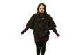 Real Brown Short Sleeved Mink Fur Jacket, Loose Fit Modern Design,Brown Mink Jacket | One size Mink Jacket Jacket