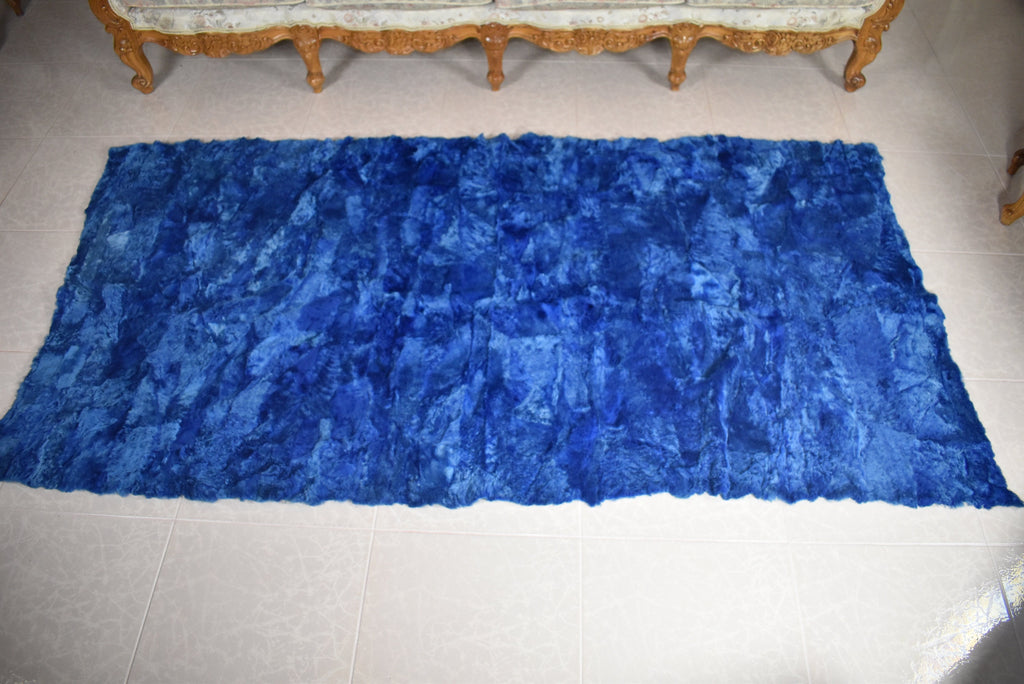 Shearling Fur Blanket Throw Cover | Sheapskin Fur bedspread | Sheepskin Fur Rug | luxury Fur Carpet