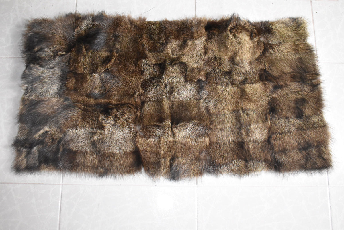 Fisher Fur Throw | Fur Armchair Cover | Natural Fur Chair Cover | Fisher Fur mats | Fur Blanket | Fluffy Fur Rug