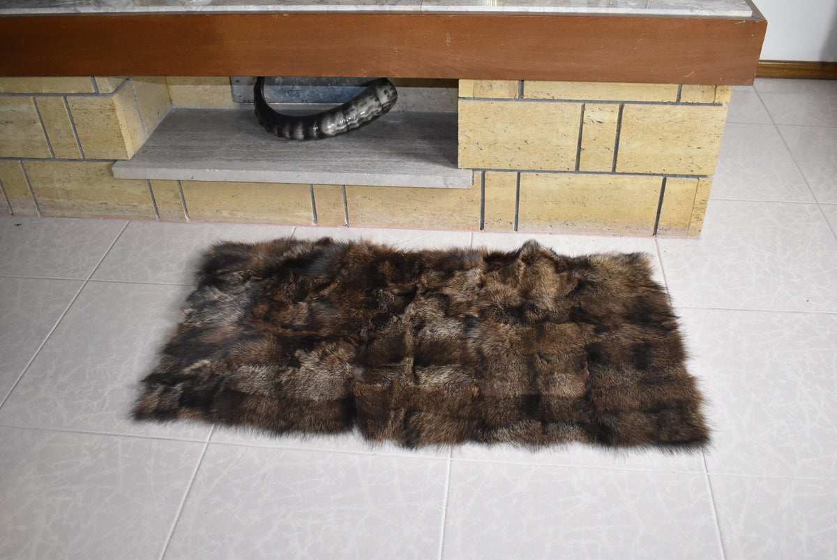 Fisher Fur Throw | Fur Armchair Cover | Natural Fur Chair Cover | Fisher Fur mats | Fur Blanket | Fluffy Fur Rug