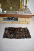 Fisher Fur Throw | Fur Armchair Cover | Natural Fur Chair Cover | Fisher Fur mats | Fur Blanket | Fluffy Fur Rug