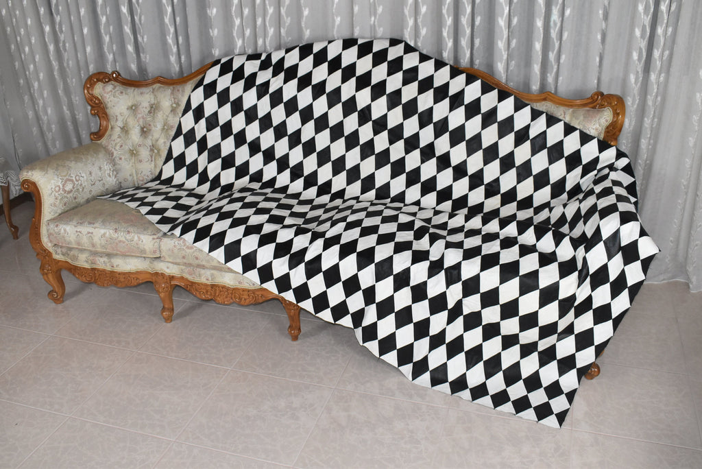 Real Leather Sofa Throw | Leather Blanket | Sofa Slipcover | Sofa Cover | 100% real leather Handmade Sofa Cover Throw