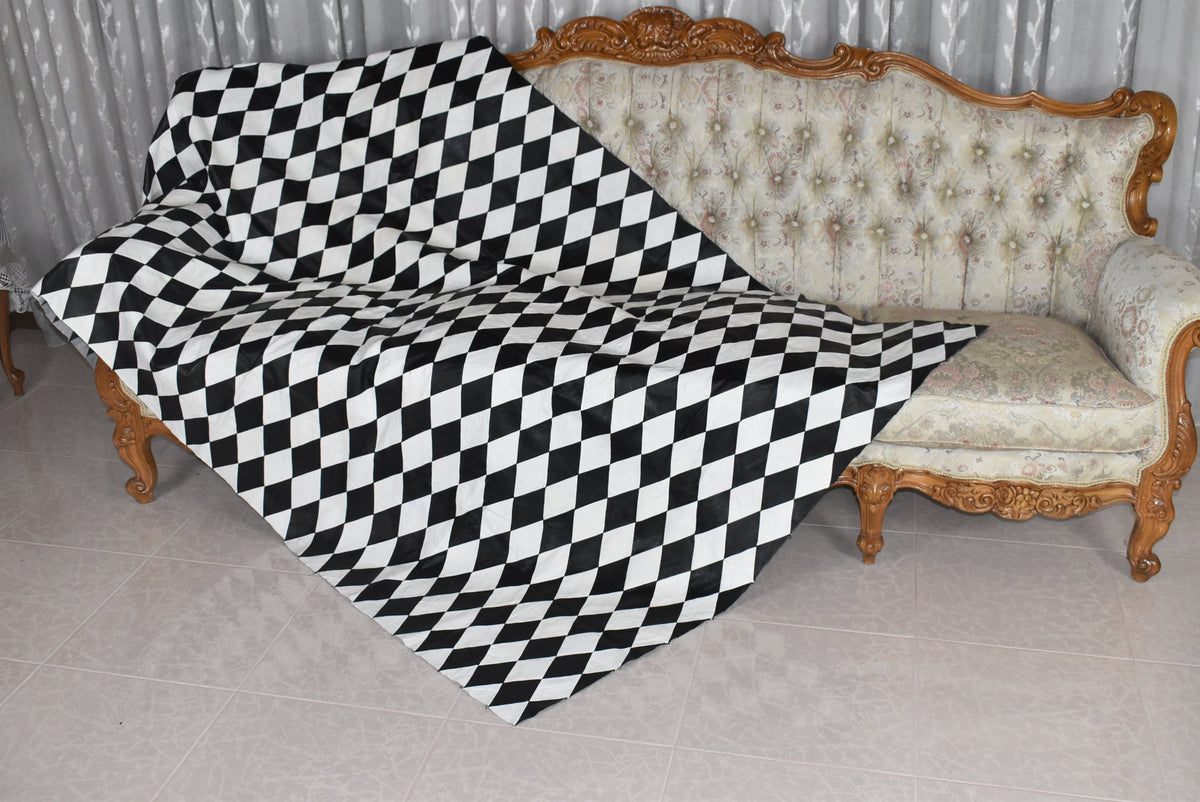 Real Leather Sofa Throw | Leather Blanket | Sofa Slipcover | Sofa Cover | 100% real leather Handmade Sofa Cover Throw