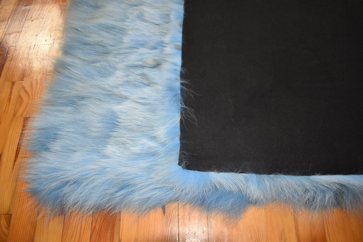 Luxurious Coyote fur Blanket |Blue Coyote  Fur Throw | Warm Fur Blanket | Luxury Sofa Cover | Fur Throw For yout bedroom