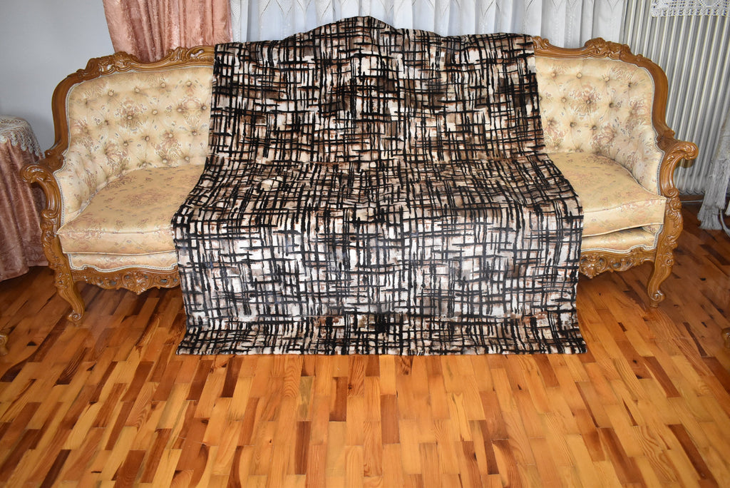 Mink fur Blanket | LUXURY  Fur Sofa Throw | Warm Mink Fur Blanket | Luxury Sofa Cover | Mink Fur Carpet | Gift For Her