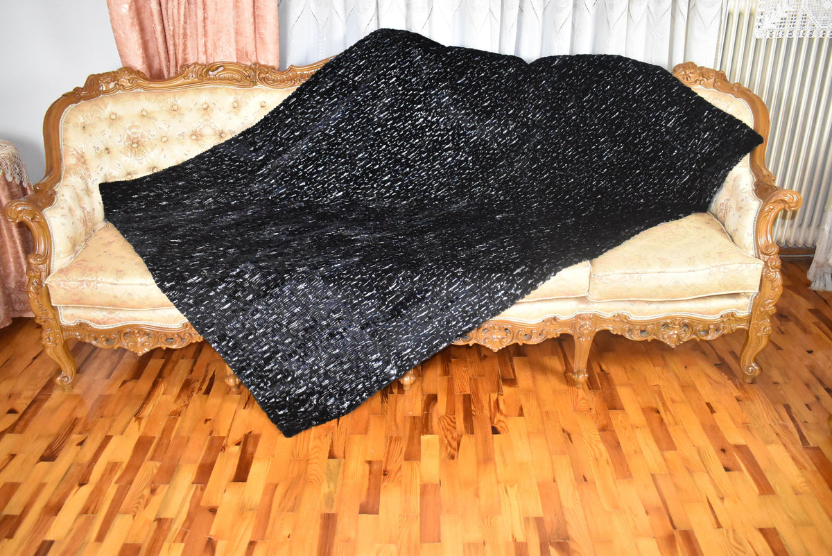Fur Sofa Cover | Mink Fur  Blanket  | LUXURY  Fur Sofa Throw | Warm Mink Fur Blanket | Mink Fur Carpet | Gift For Her