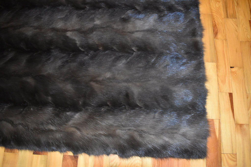 Real Sable Fur Blanket | Sable Fur  Throw Top Quality |The Most  LUXURY  Fur Sofa Throw | Barguzin Fur Blanket | Real Sable Area Rug