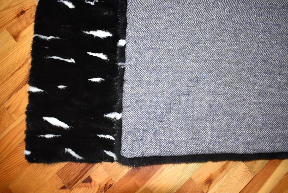 Blanket of  Mink Fur   | Throw made of fur |  Fur Sofa Cover | luxury fur Carpet | Luxury Mink Fur Carpet