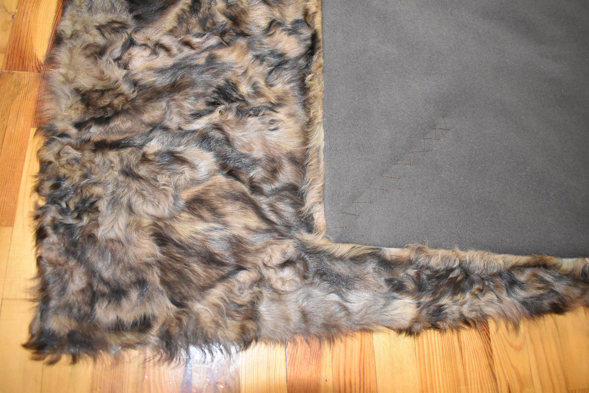 Fur Blanket | LUXURY  Fur Sofa Throw | Goat Fur Skin  Blanket | Kid Skin Fur Carpet | Gift For Her