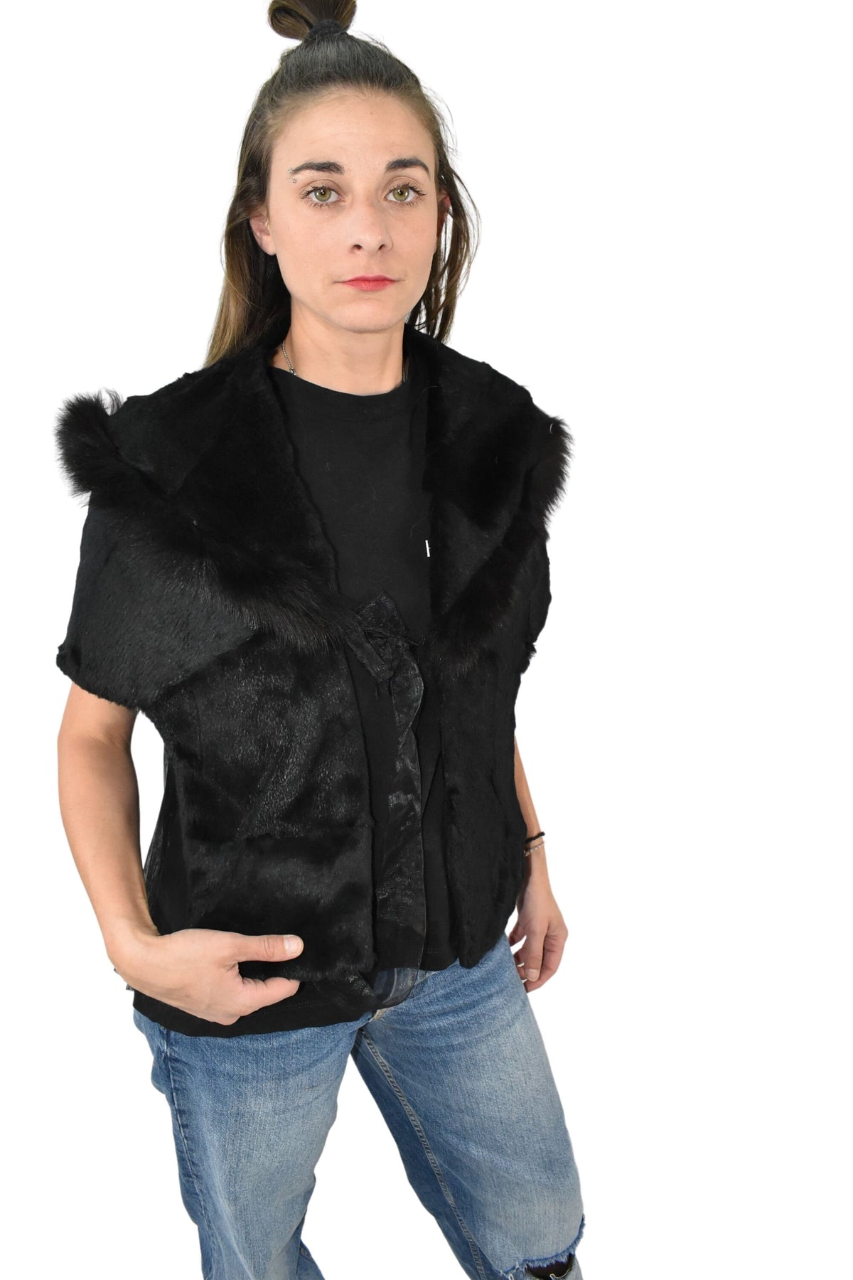 Fur Shawl / Fur Stole / Luxury fur Bolero For Brides /  fur Etole / Beautiful  Fur Wraps / Gift For Her