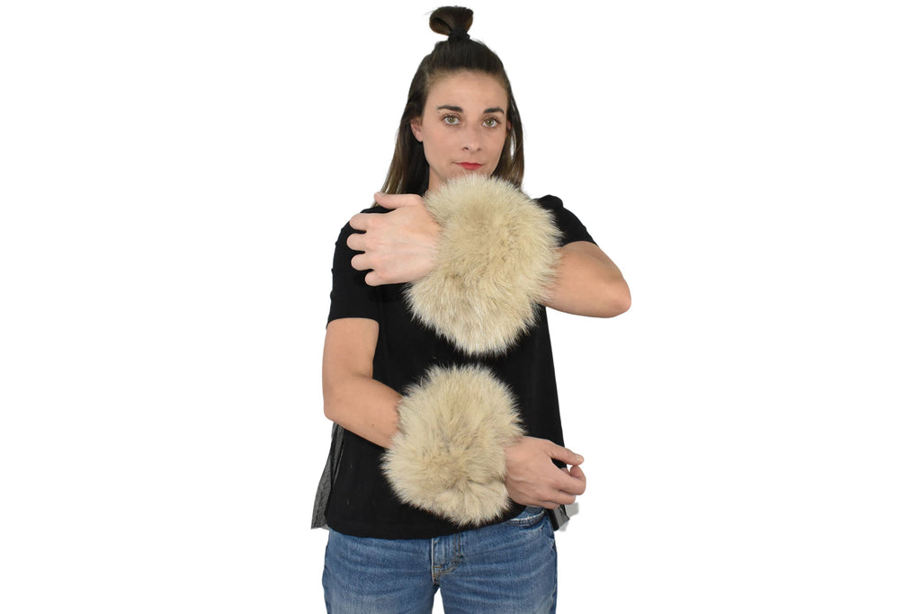 Detachable Fur Cuffs | Fox Fur Cuffs | Fur Cuffs For Sleeves | Fur Cuff Coat