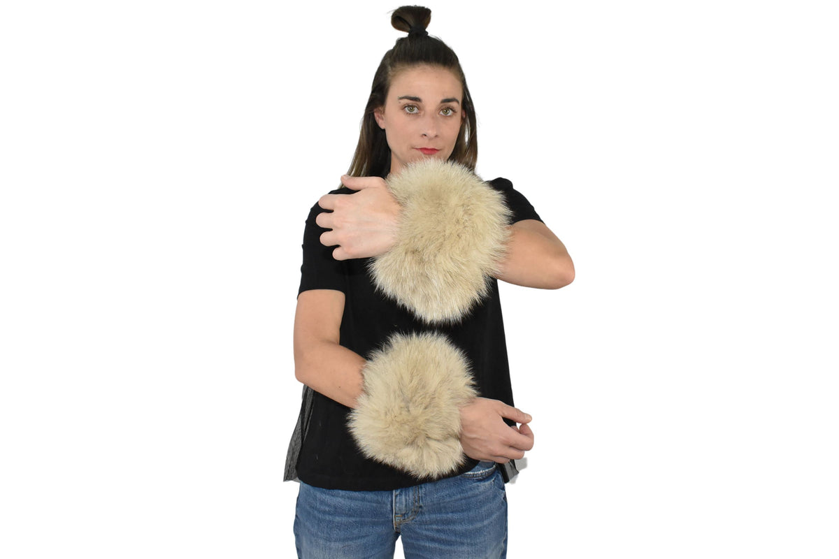 Detachable Fur Cuffs | Fox Fur Cuffs | Fur Cuffs For Sleeves | Fur Cuff Coat