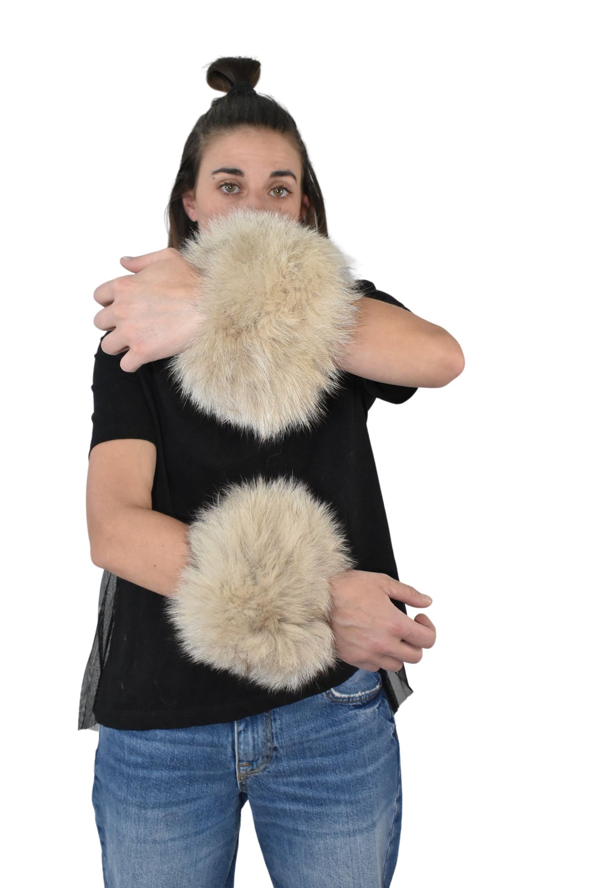 Detachable Fur Cuffs | Fox Fur Cuffs | Fur Cuffs For Sleeves | Fur Cuff Coat