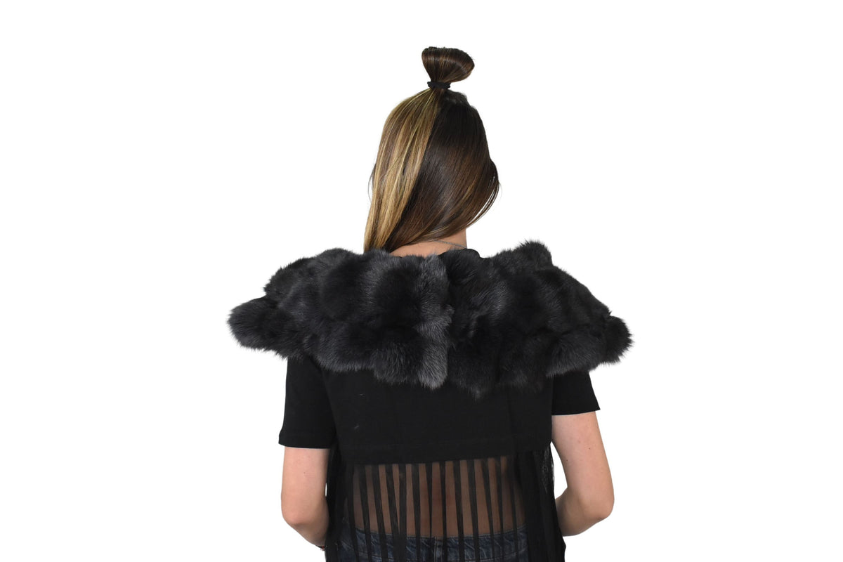 Fox Fur Coat Collar / Natural Fur Collar / Detachable Fur Collar  / Collar For Coats And Jackets / Luxury Gift For Her