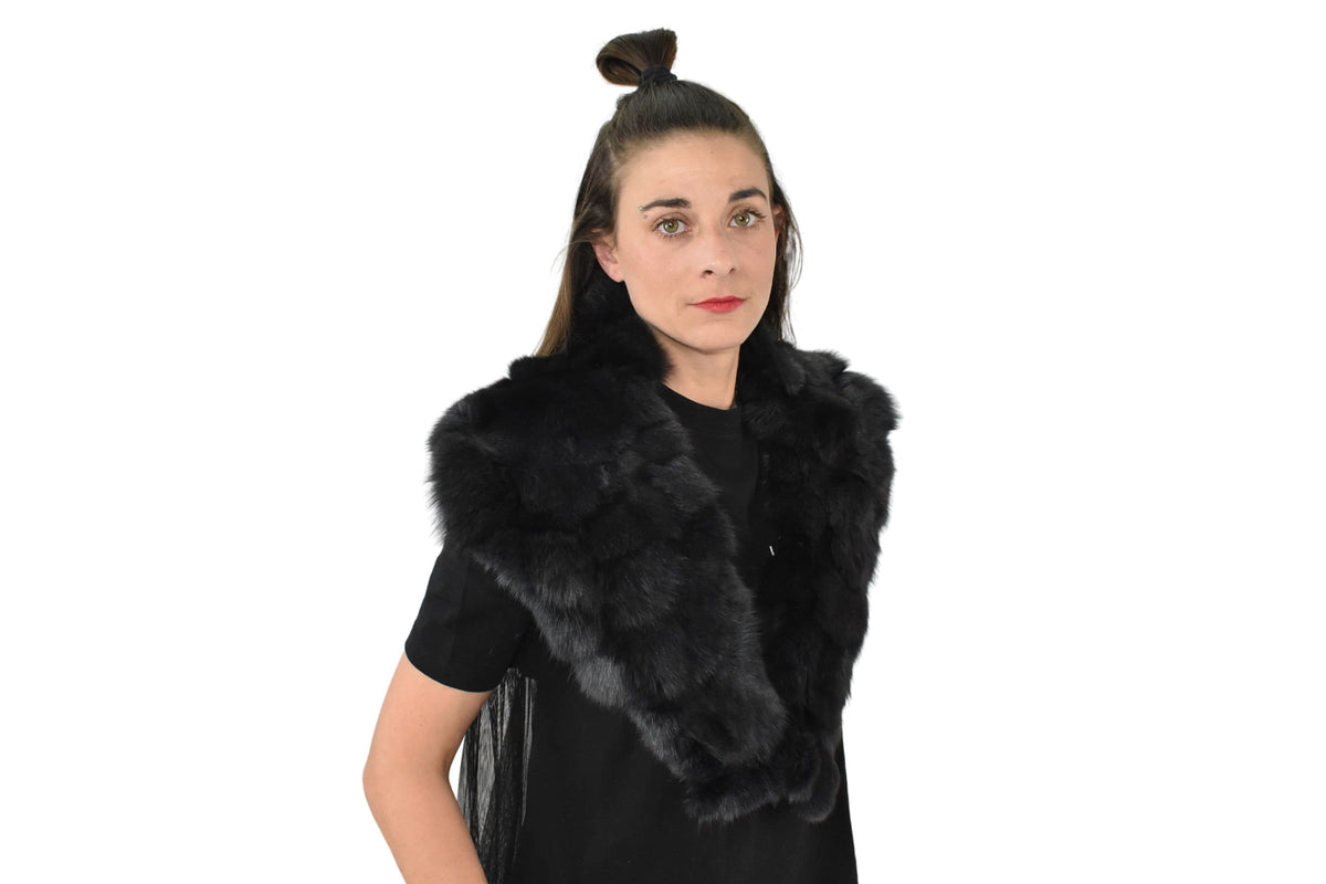 Fox Fur Coat Collar / Natural Fur Collar / Detachable Fur Collar  / Collar For Coats And Jackets / Luxury Gift For Her