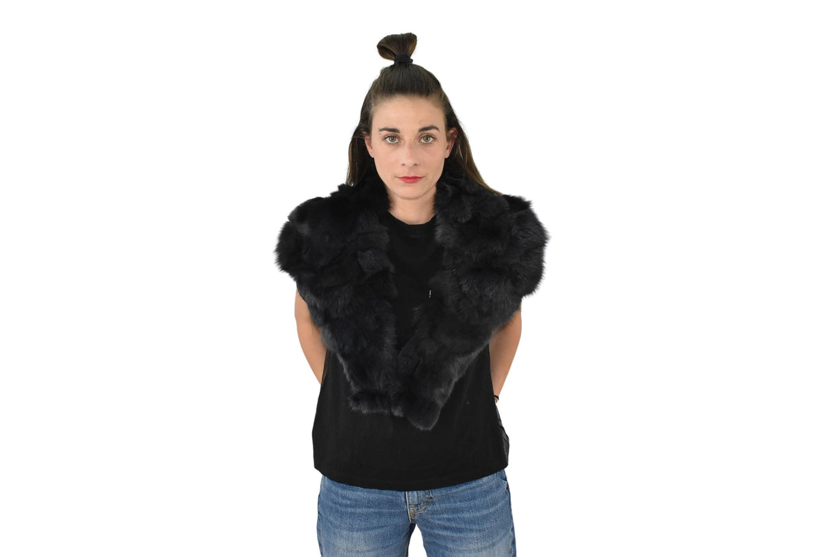 Fox Fur Coat Collar / Natural Fur Collar / Detachable Fur Collar  / Collar For Coats And Jackets / Luxury Gift For Her