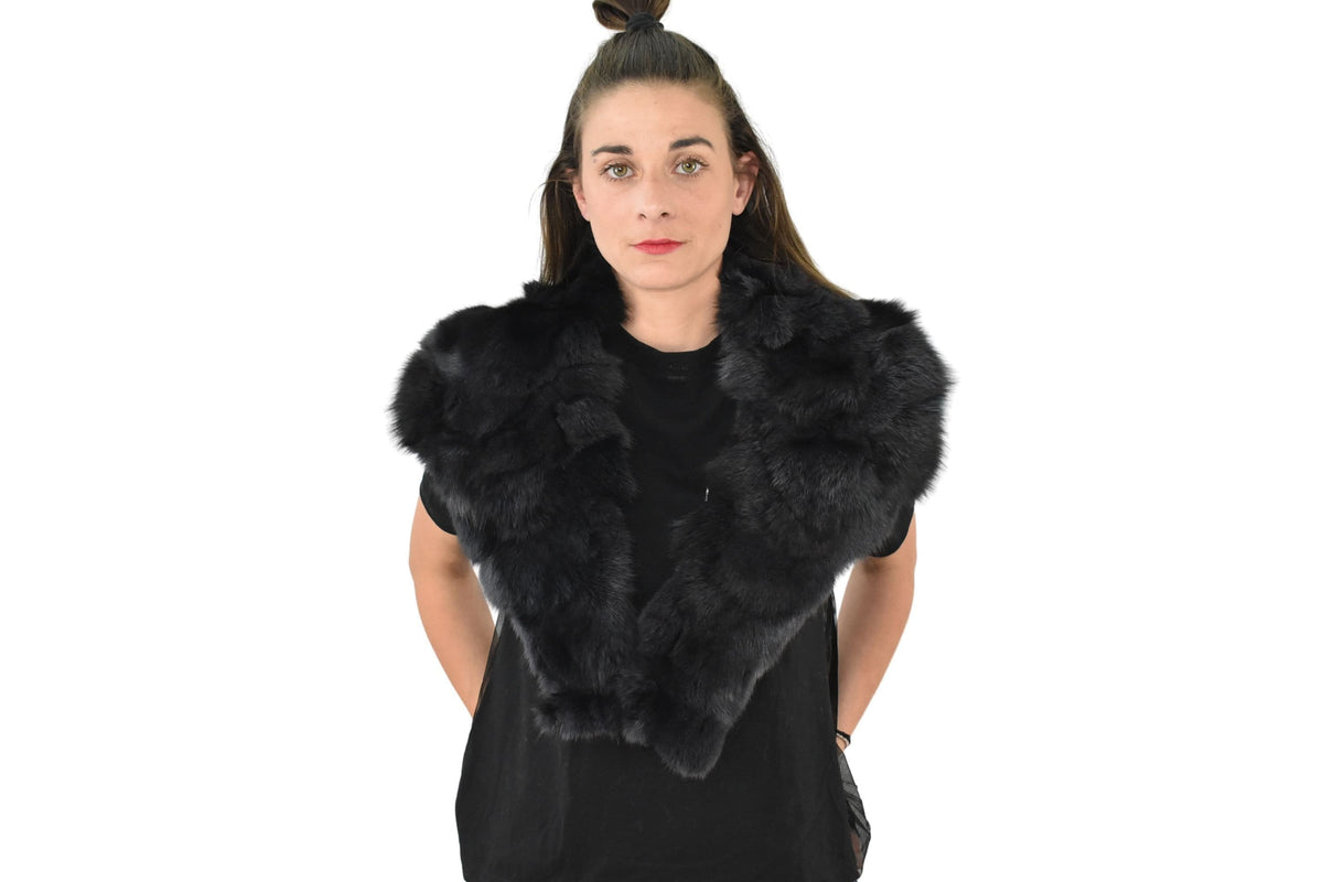 Fox Fur Coat Collar / Natural Fur Collar / Detachable Fur Collar  / Collar For Coats And Jackets / Luxury Gift For Her