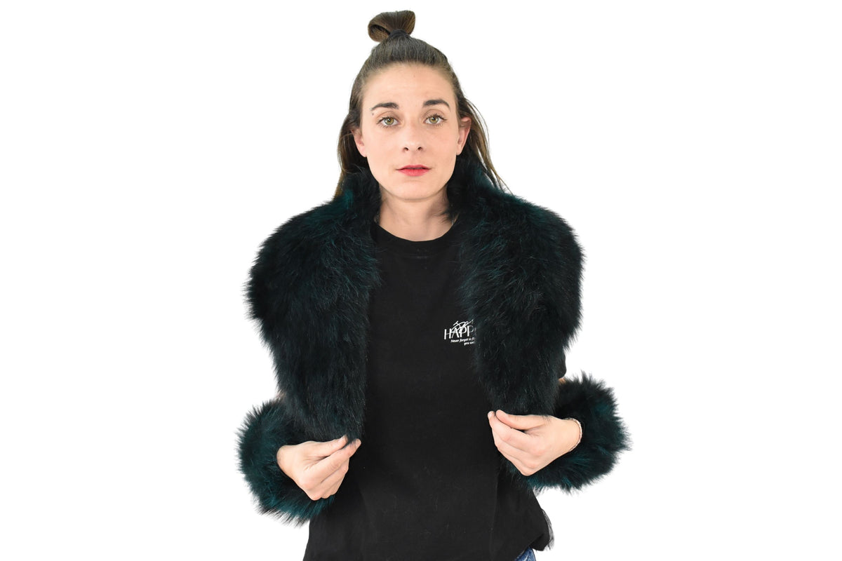 Fox Fur Collar And Cuffs  / Detachable Fox Fur Collar, Fur Cuffs for winter coat /Set of Collar and Cuffs / Christmas Gift