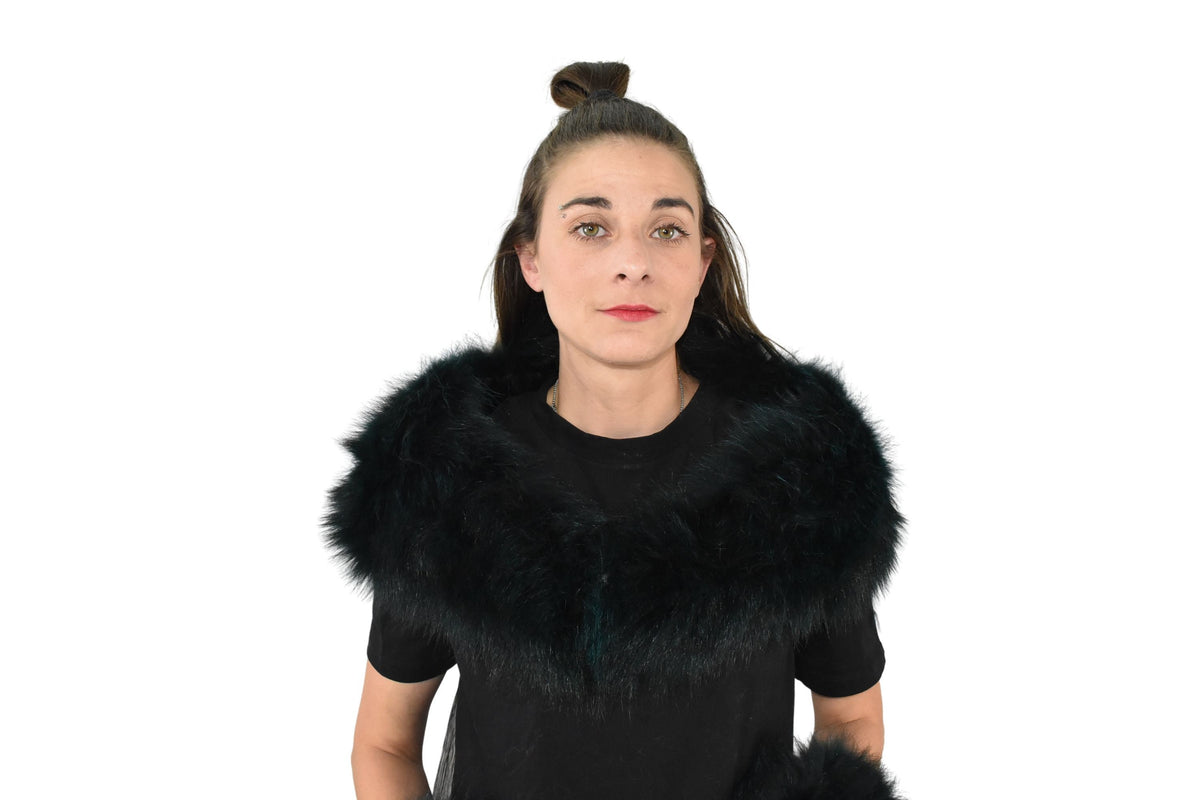 Fox Fur Collar And Cuffs  / Detachable Fox Fur Collar, Fur Cuffs for winter coat /Set of Collar and Cuffs / Christmas Gift