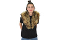 Fur Collar / Fin Raccoon Fur Collar / Coat Collar / Natural Fur Collar / Gift For Her / Top Quality Fur
