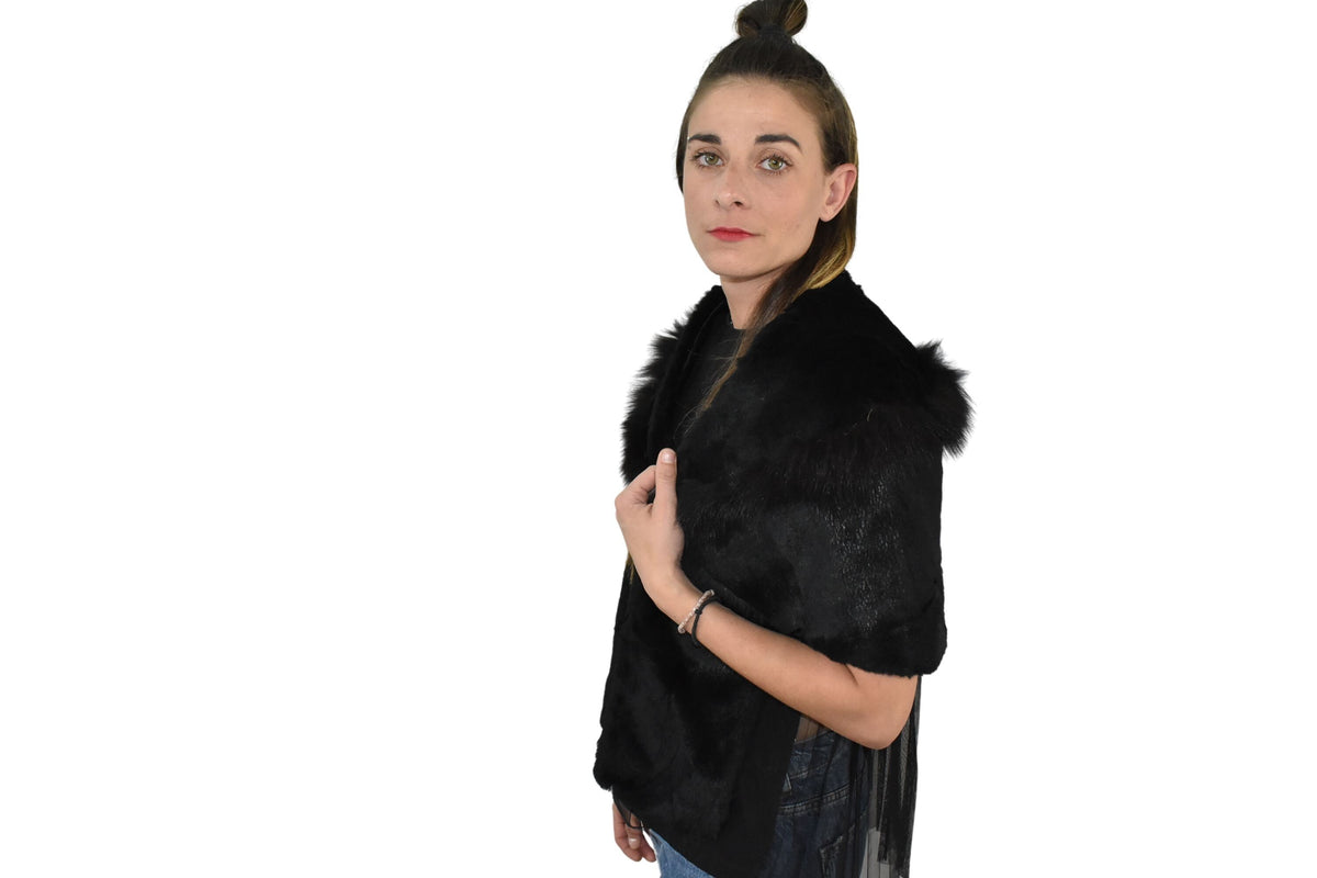 Fur Shawl / Fur Stole / Luxury fur Bolero For Brides /  fur Etole / Beautiful  Fur Wraps / Gift For Her