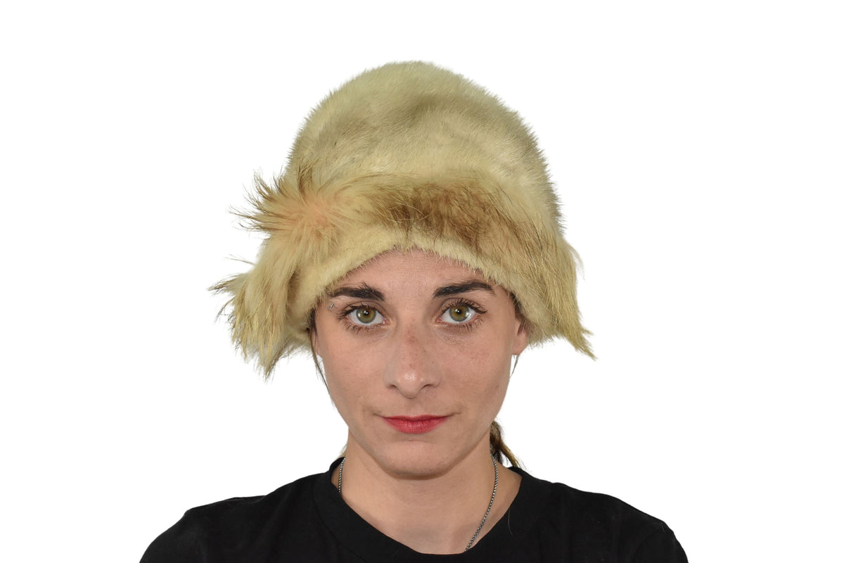 Fur Hat | Fox And Mink  Fur Cap | Real  Fur Hat  | Winter Hat For Women | Gift For Her