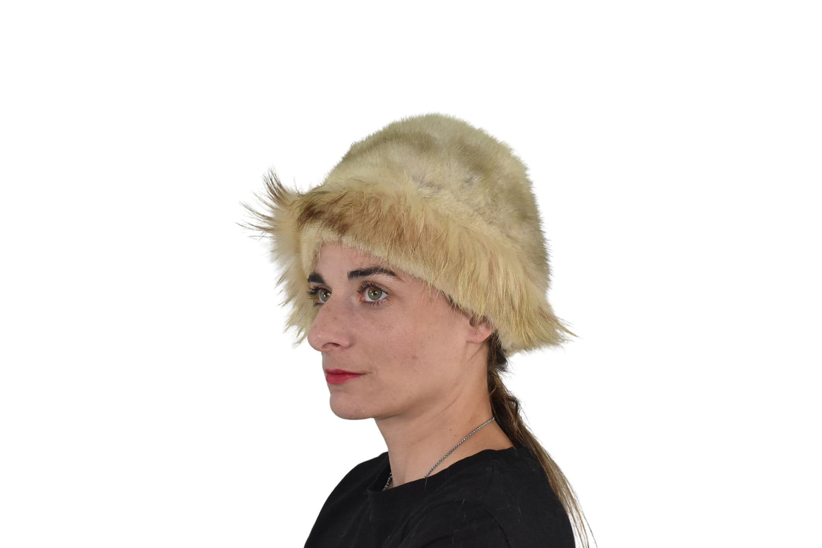 Fur Hat | Fox And Mink  Fur Cap | Real  Fur Hat  | Winter Hat For Women | Gift For Her
