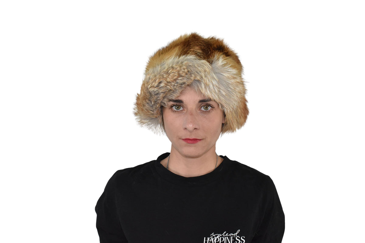 Womens Fur Hat For Women | Russian Fur Hat | Canadian Fox Fur Hat | Winter Hat For Women | Gift For Her