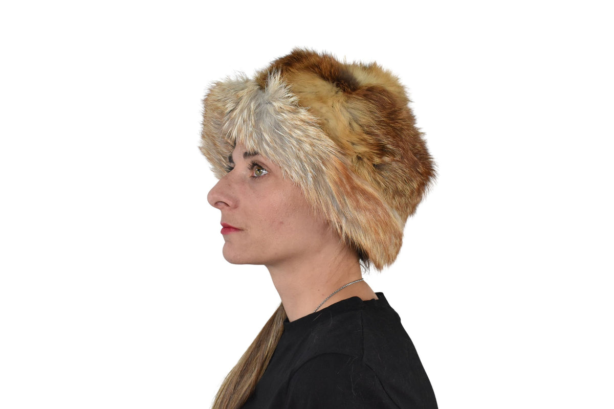 Womens Fur Hat For Women | Russian Fur Hat | Canadian Fox Fur Hat | Winter Hat For Women | Gift For Her