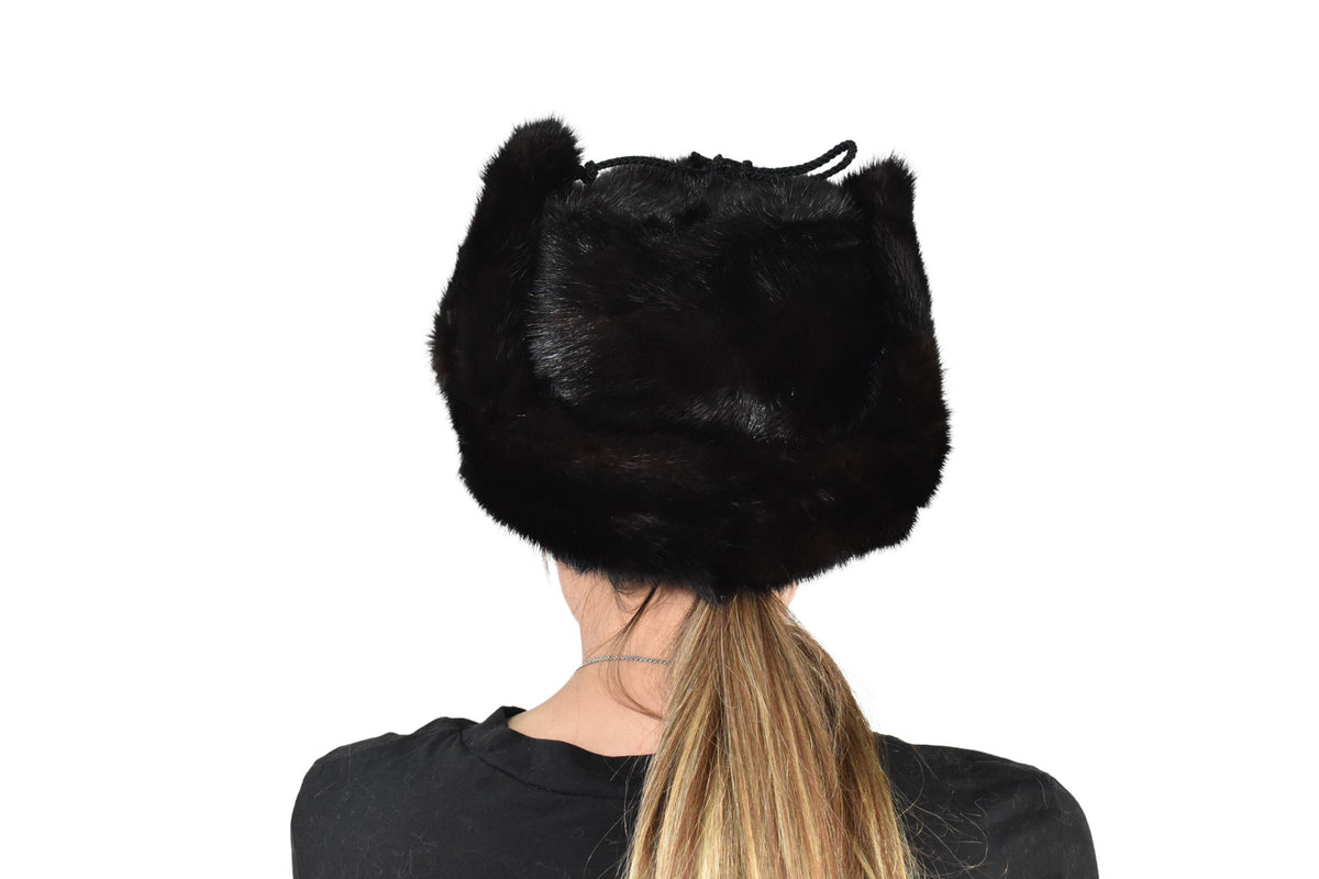 Fur Trapper  Hat  | Bomber Winter Hat | Ear Flap hat |  Mink Fur Hat  | Winter Hat For Women | Gift For Her